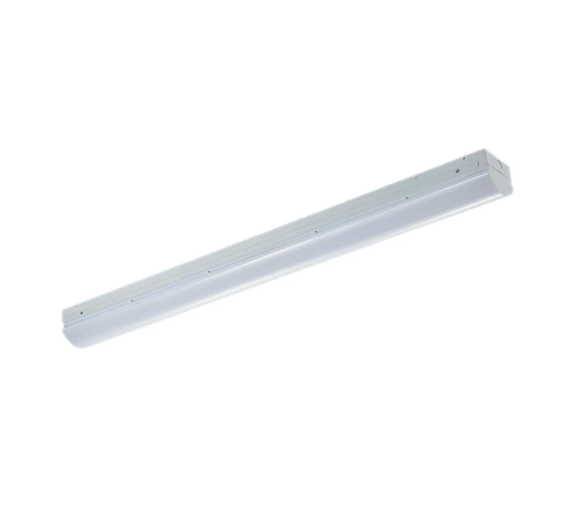LED 4FT Linear Staricase Fixture, 40 Watt, 30K/35K/40K Selectable, 120-277V, Traic/0-10V Dimming, White Finish, With 12V Bi-Level Motion Sensor