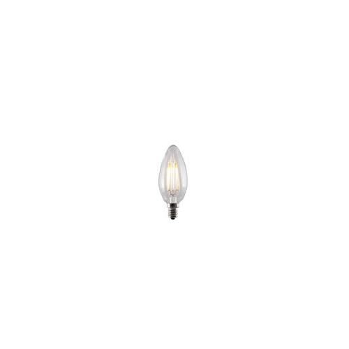 Bulbrite LED4B11/27K/FIL/E12 4-Watt LED Filament B11 Chandelier Bulb, 40W Equivalent, Candelabra Base, Warm White