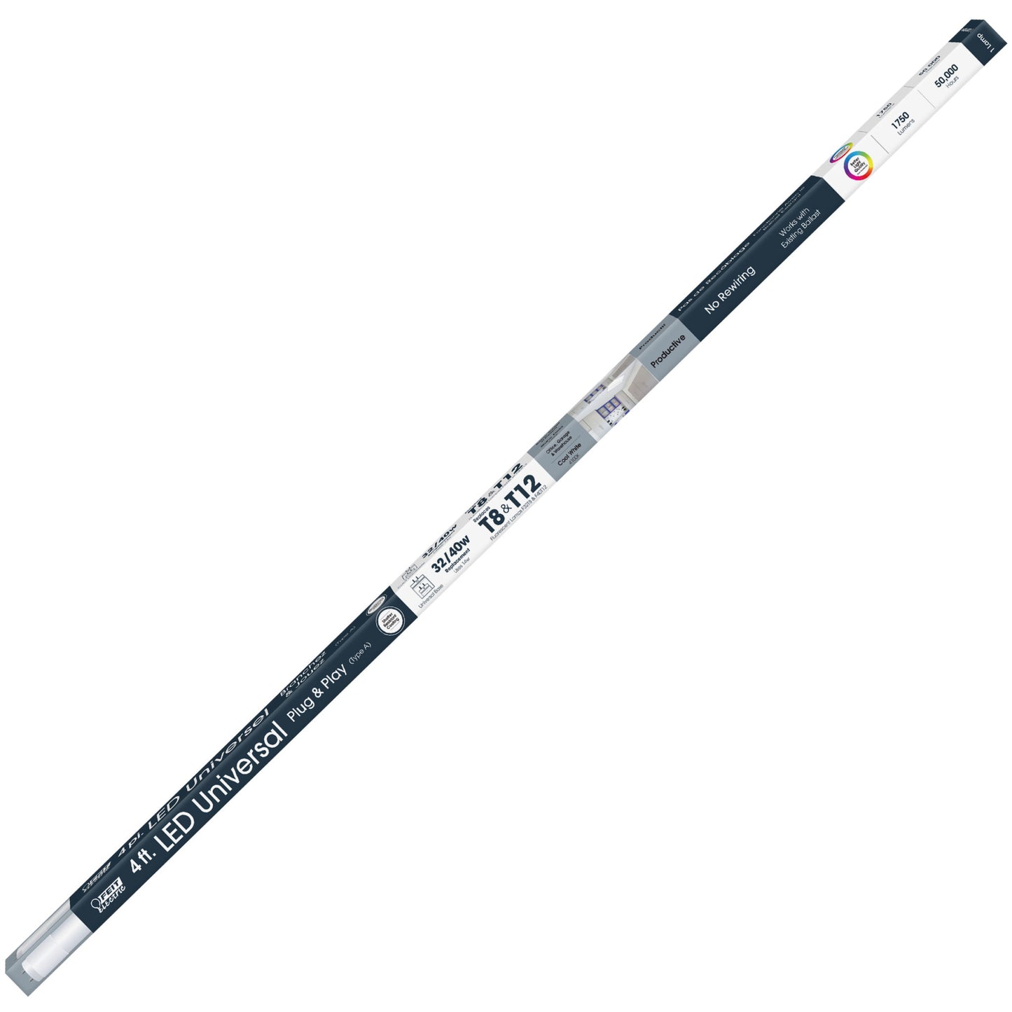 4ft LED 4100K Plug and Play Tube