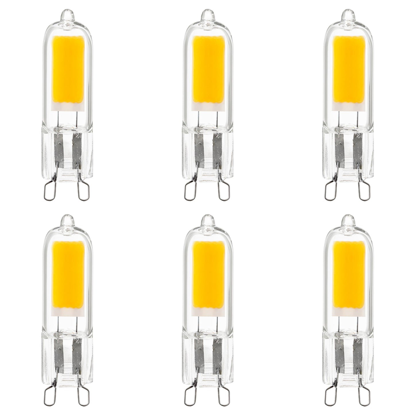 Sunlite 80811-SU LED G9 Bi-Pin Base Light Bulb, 2 Watt (25W Halogen Equivalent), 200 Lumen, Non-Dimmable, 30K - Warm White 1 Pack