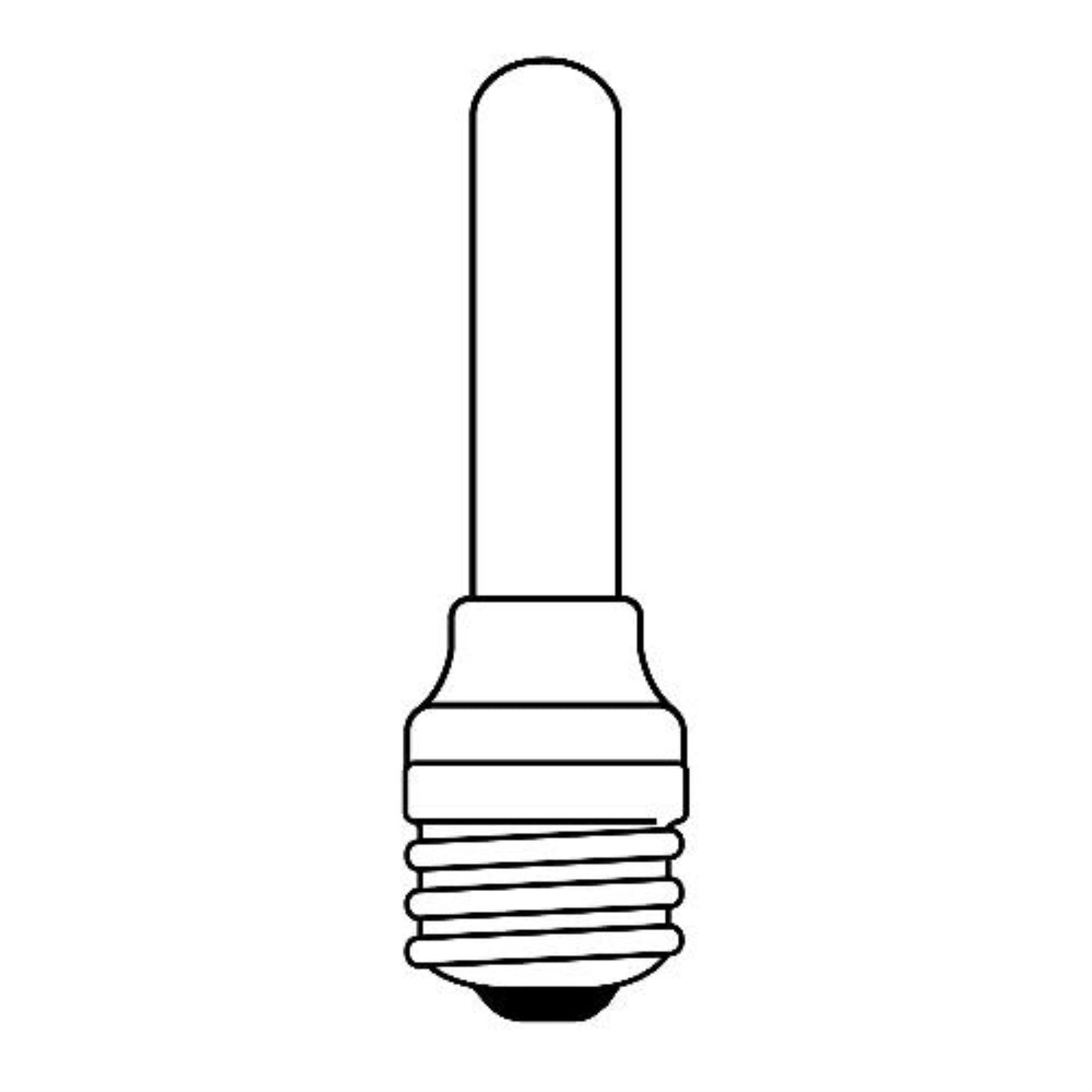 Sunlite KX60E12/CL 60 Watt T3 Lamp Candelabra (E12) Base
