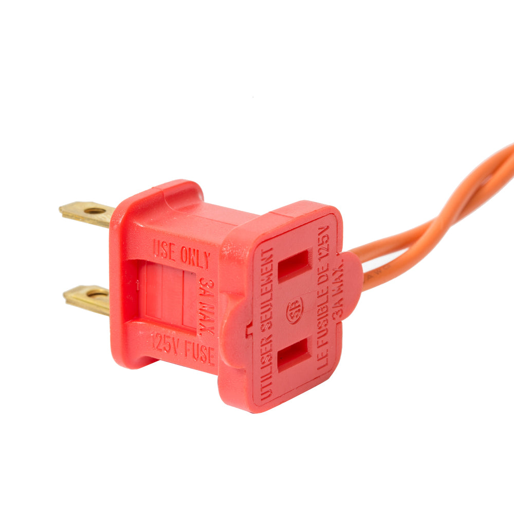 Vickerman 35 LED Orange Dura-Lit Light on Orange Wire, 26' Christmas Light Strand- 2 Pack