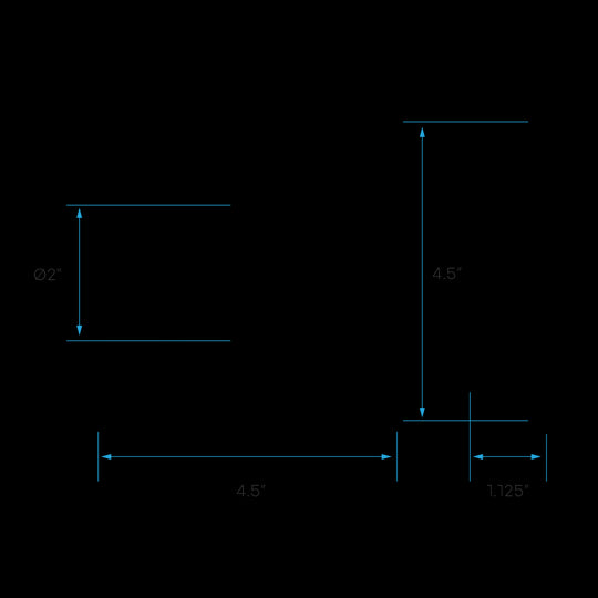 Luxrite 4" Regressed Interchangeable Square Smooth Bronze Trim Canless Spotlight, Pack of 4 (LR24965)