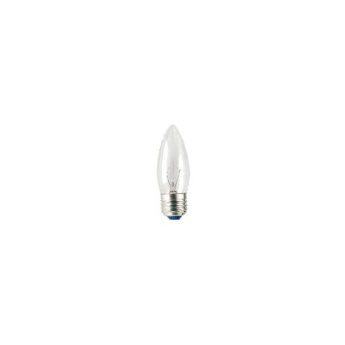 Bulbrite KR40ETC/32 40 Watt Krystal Touch Dimmable Krypton B10 Torpedo Chandelier Bulb, Medium Base, Clear