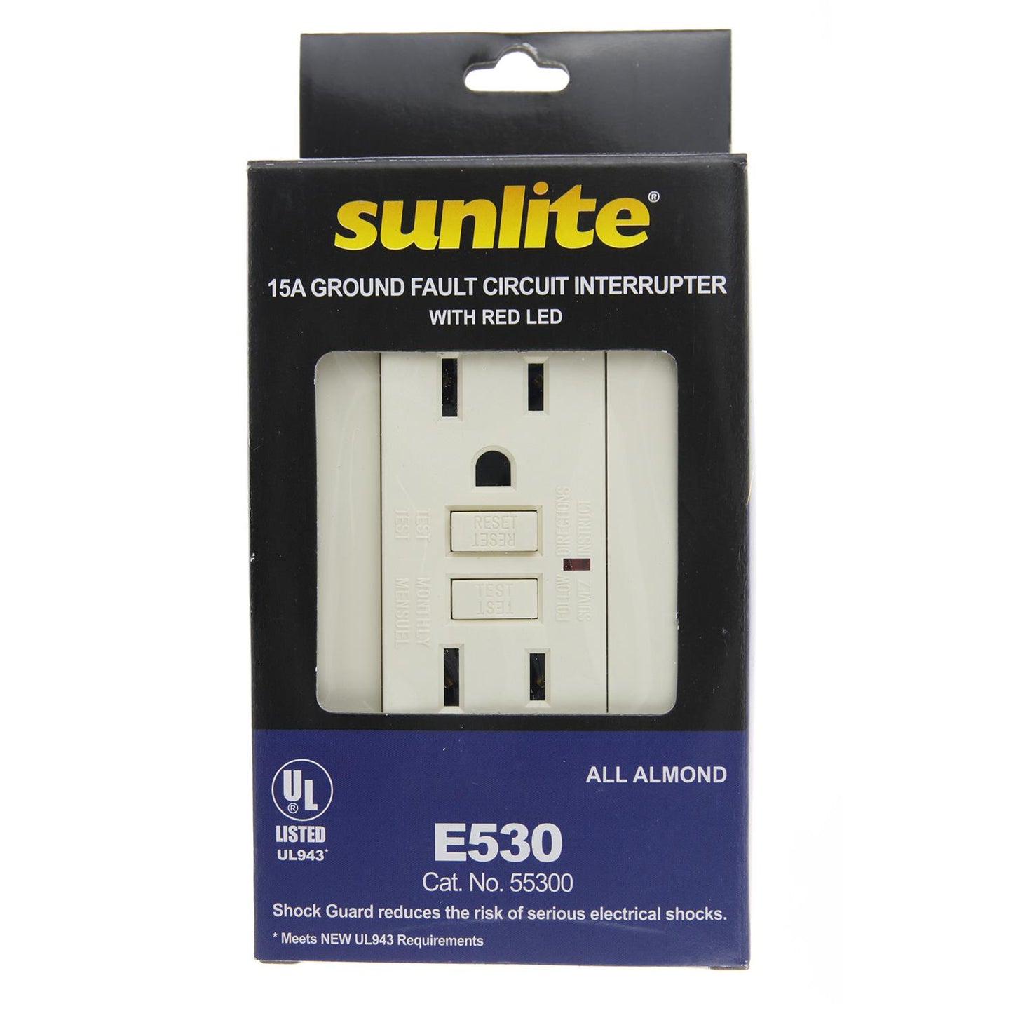 Sunlite GROUND FAULT INTERUPT WITH RED LED