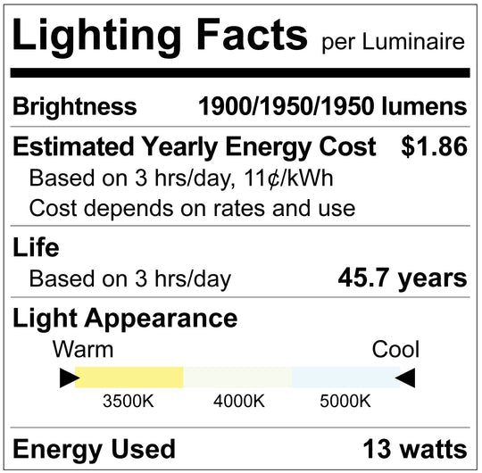Luxrite LED 4' T8 3 Way Universal Clear Light Tube, G13 Base, 13W, Lumens Selectable - 1900/1950/1950, Color Selectable - 3500K/4000K/5000K, Frosted White Finish, Pack of 5 (LR34237)