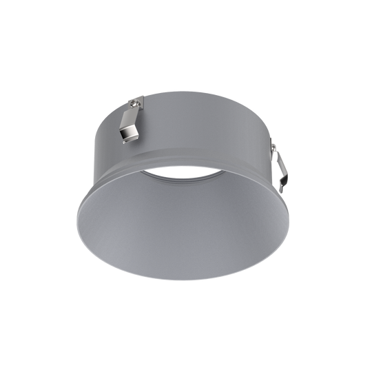 AKLOW TRIMLESS SILVER ROUND TRIM CANLESS SPOTLIGHT