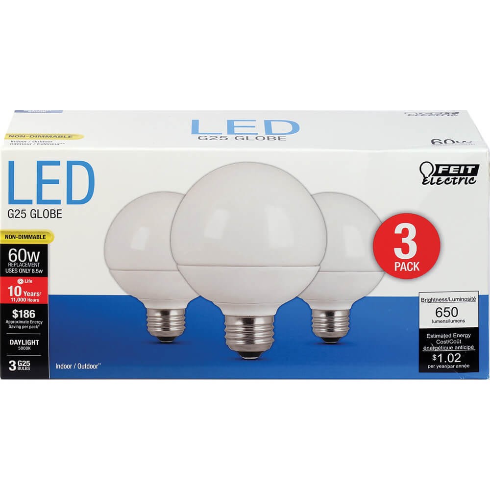 650 Lumen 5000K Non-Dimmable LED