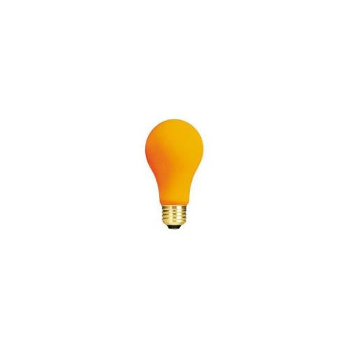 Bulbrite 40A/CO 40 Watt Incandescent A19 Party Bulb, Medium Base, Ceramic Orange