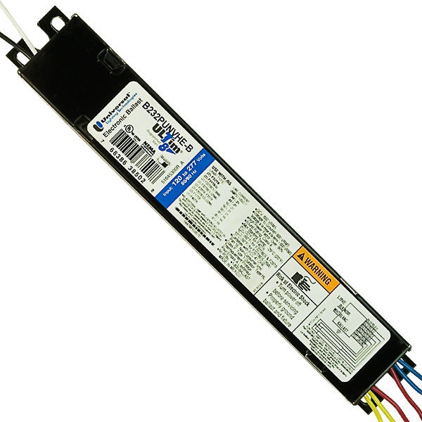 Universal B232PUNVHE-B (2) Lamp - F32T8 - 120/277 Volt - Programmed Start - 0.88 Ballast Factor