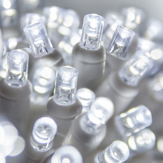 200-LITE RANDOM TWINKLE 5MM LED 8' x 6' CURTAIN; PURE WHITE BULBS; WHITE WIRE, Approx. 8' Long