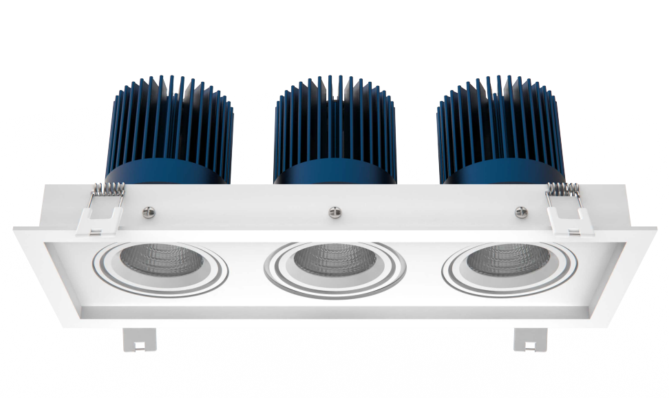 LED 3.5" 3-Head Multiple Downlight, 12 Watt (X3) CCT Adjustable