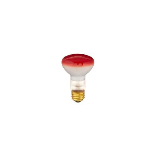 Bulbrite 50R20A 50 Watt Incandescent R20 Reflector, Medium Base, Red