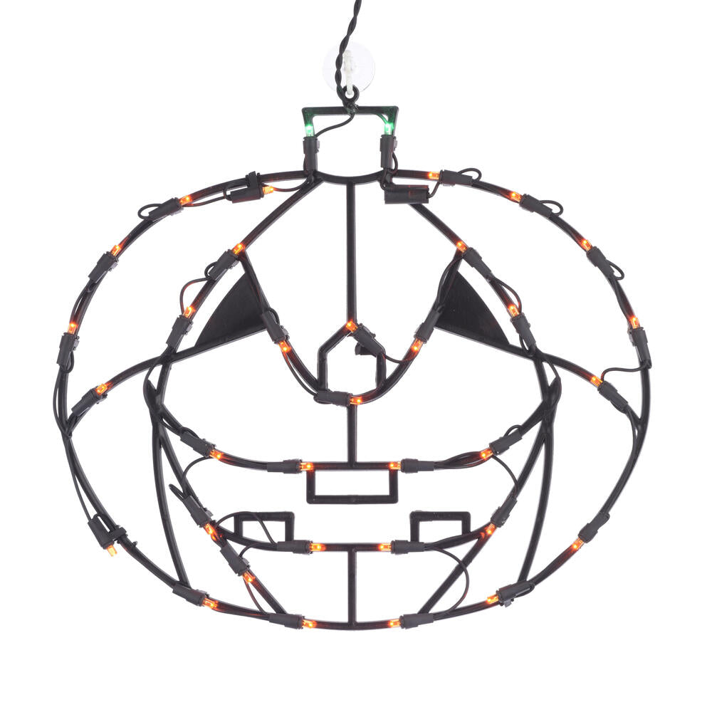 Vickerman 16 Pumpkin Wire Silhouette with 35 LED Lights- 2 Pack