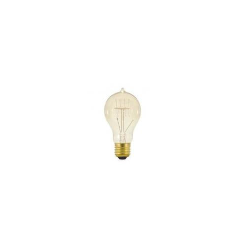 Bulbrite NOS40-VICTOR 40 Watt Nostalgic Incandescent Edison Quad Loop A19, Medium Base, Antique Finish