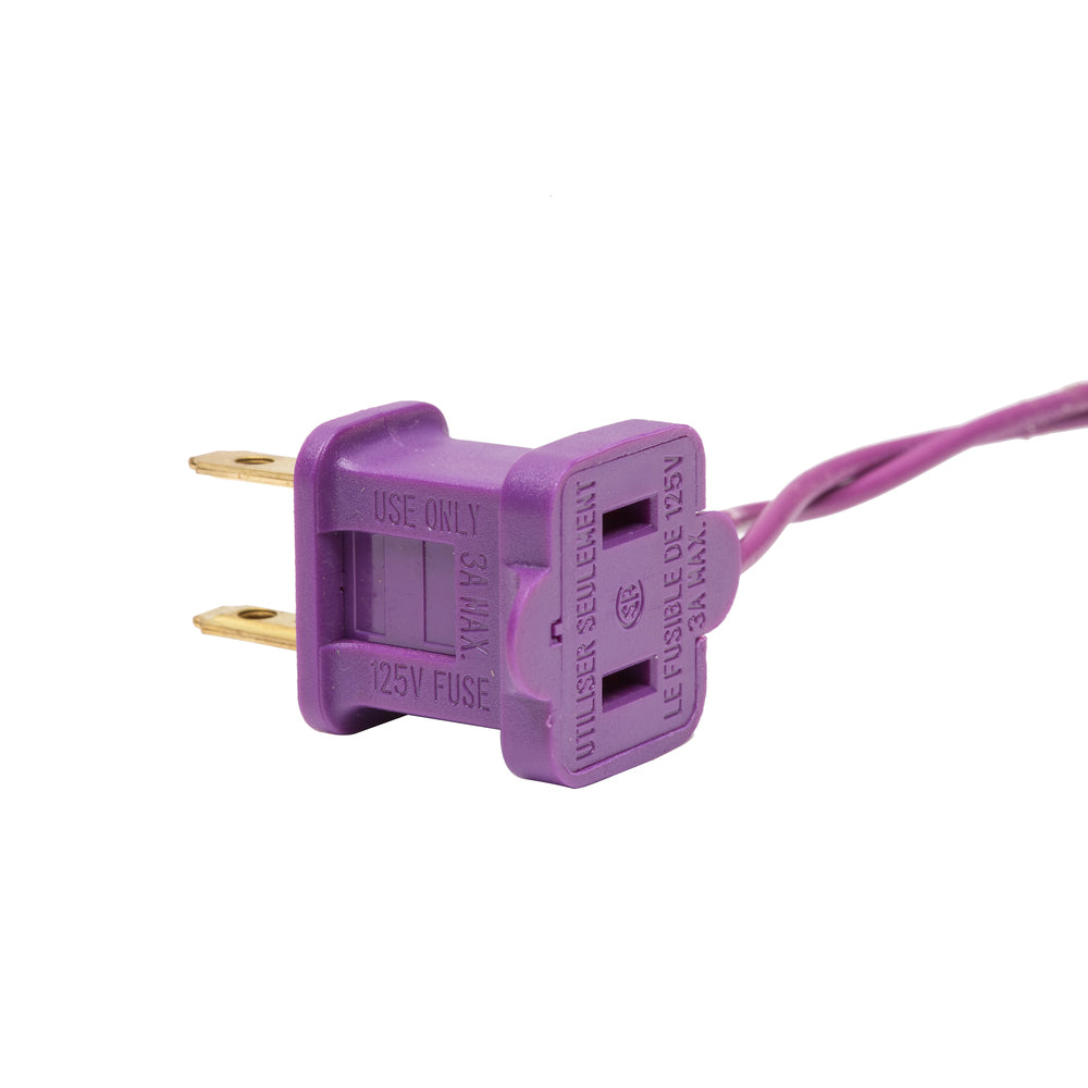 Vickerman 50 LED Mauve Dura-Lit Light on Mauve Wire, 37' Christmas Light Strand- 2 Pack