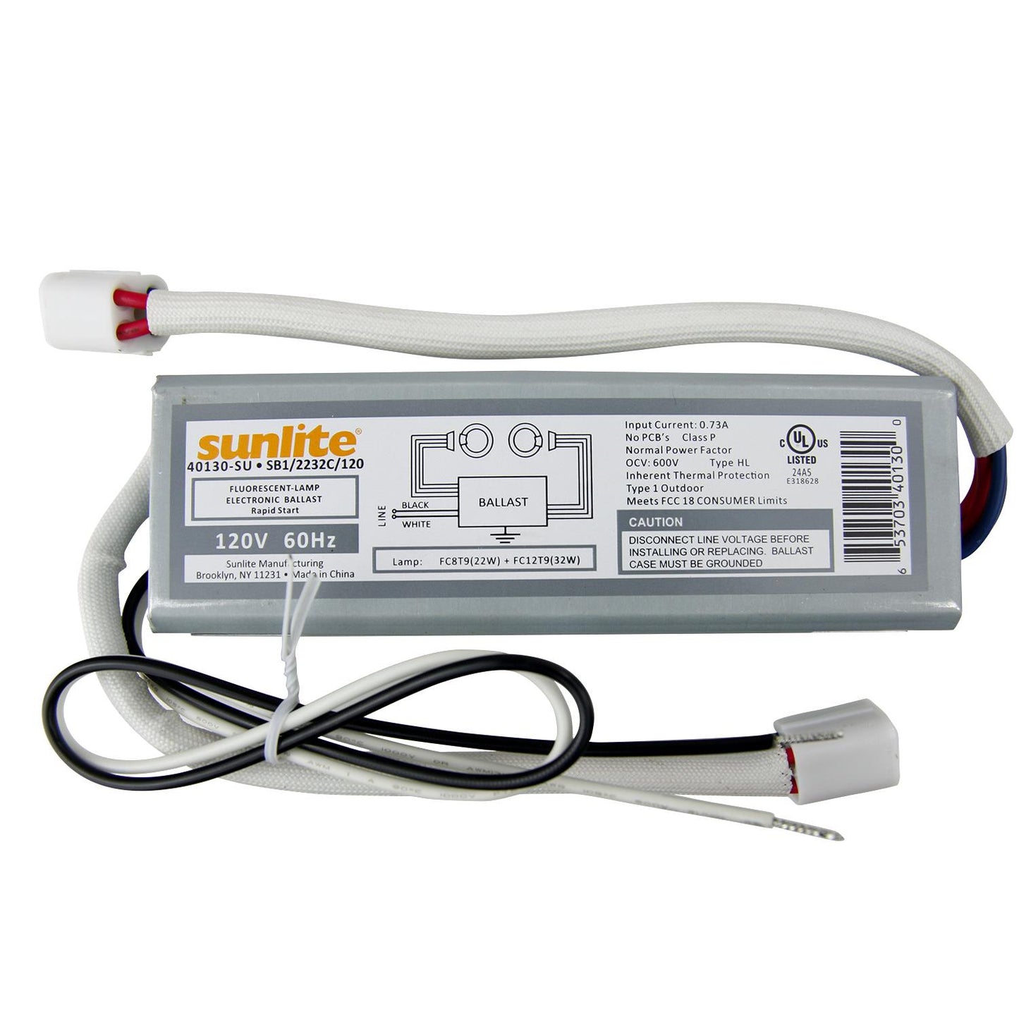 Sunlite SB122C120 FC8 & FC12 120V Electric Ballast