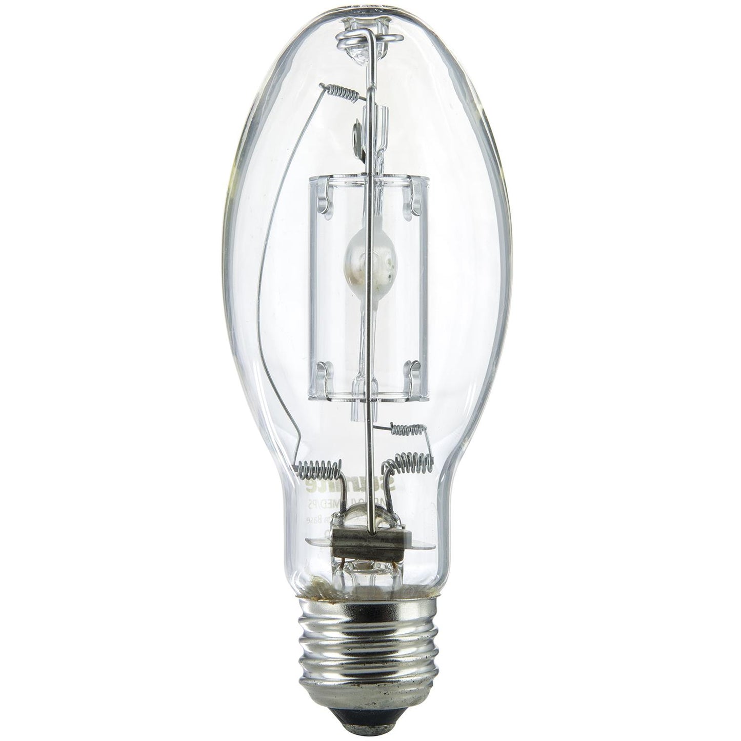 Sunlite 03638-SU MP50/U/PS M110/O Protected Metal Halide Lamp, 50 Watts, Medium Base (E26), Pulse Start, ED17, 10,000 Hours Life, 3200 Lumen, Clear Finish, 4000K