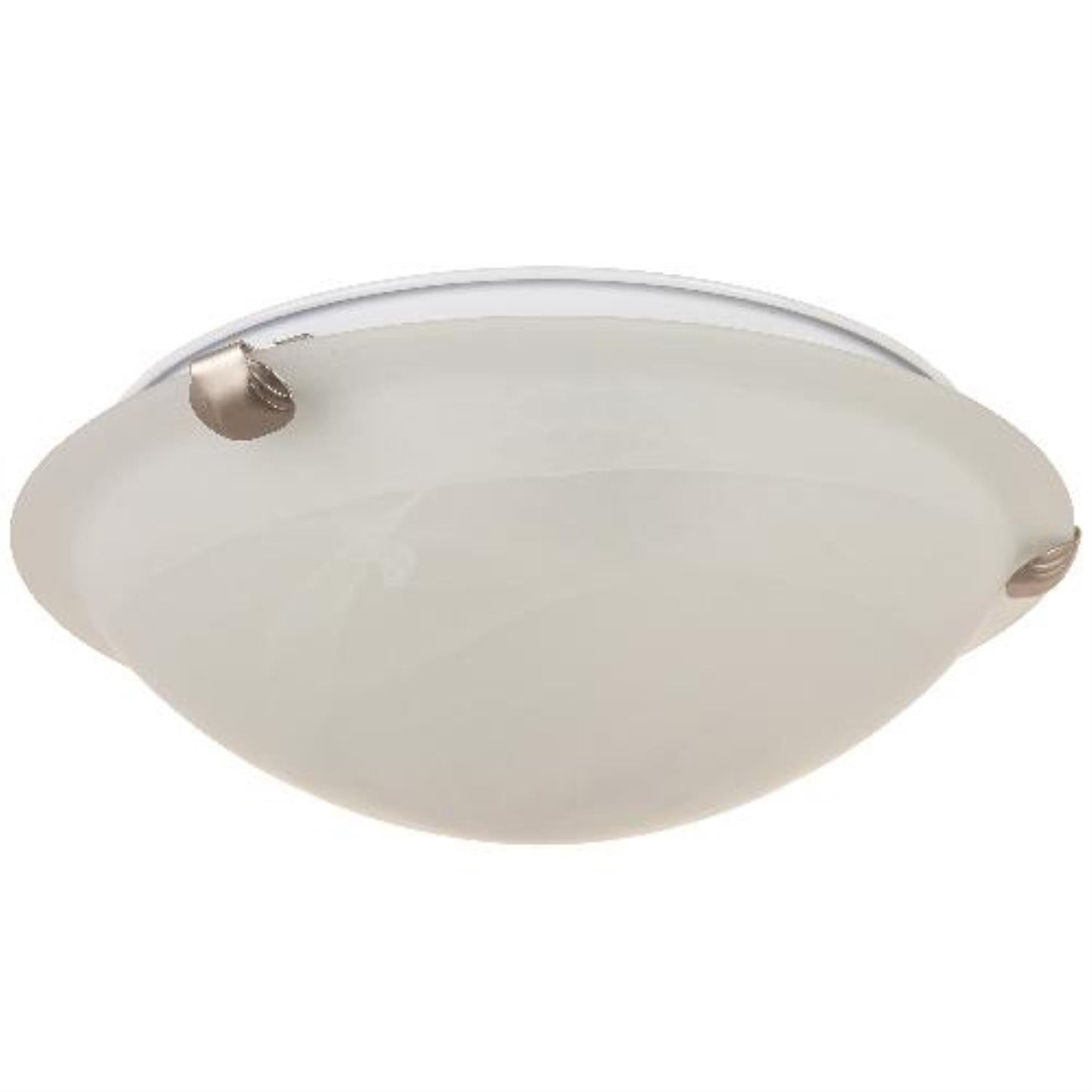 Sunlite 12" Energy Saving Decorative Bracket Style Fixture, White Finish, Alabaster Glass
