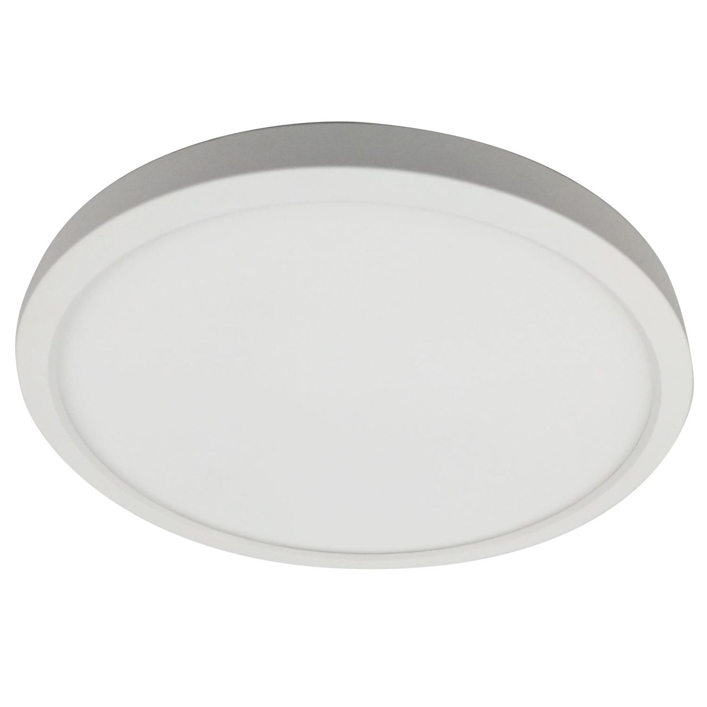Sunlite 81286 Tunable LED 9-Inch Round Mini Panel Light Fixture, 18 Watts (75W=), 1100 Lumens, 30K/40K/50K CCT, Dimmable, White Finish, 50,000 Hour Life Span, Energy Star Certified, ETL Listed