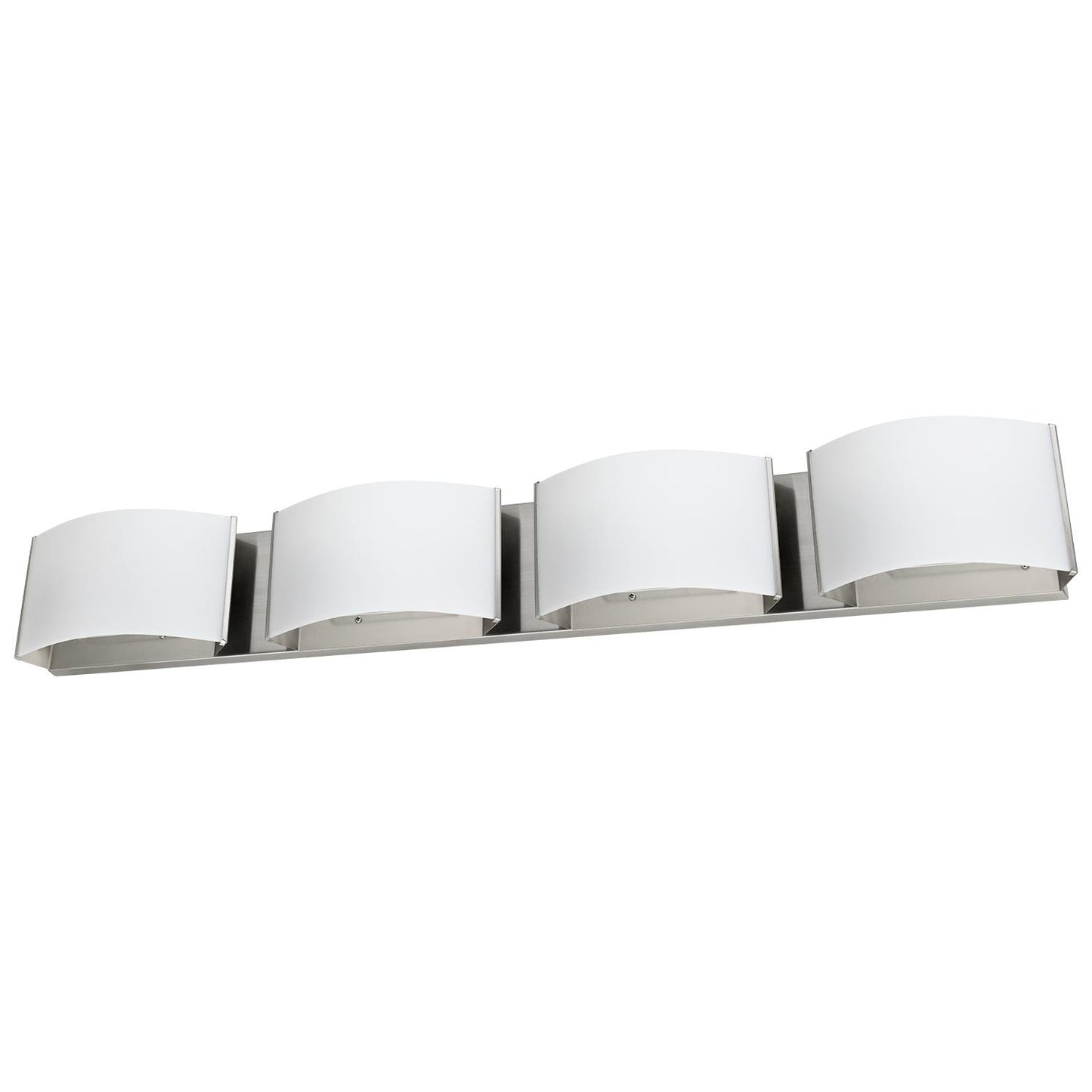 Sunlite 82064-SU LED Decorative Wall Sconce Fixture Brushed Nickel, Dimmable, 40 Watts, 2400 Lumen, 4 Lights, 30K - Warm White