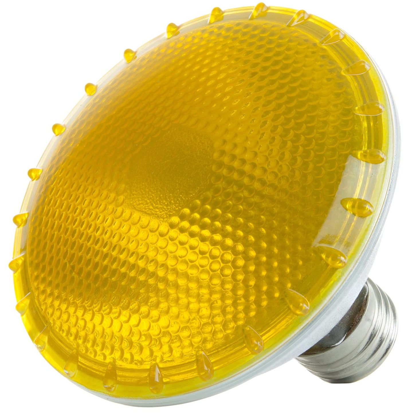 Sunlite 75 Watt, 30° Narrow Flood, Colored PAR30 Reflector, Medium Base, Yellow, Halogen