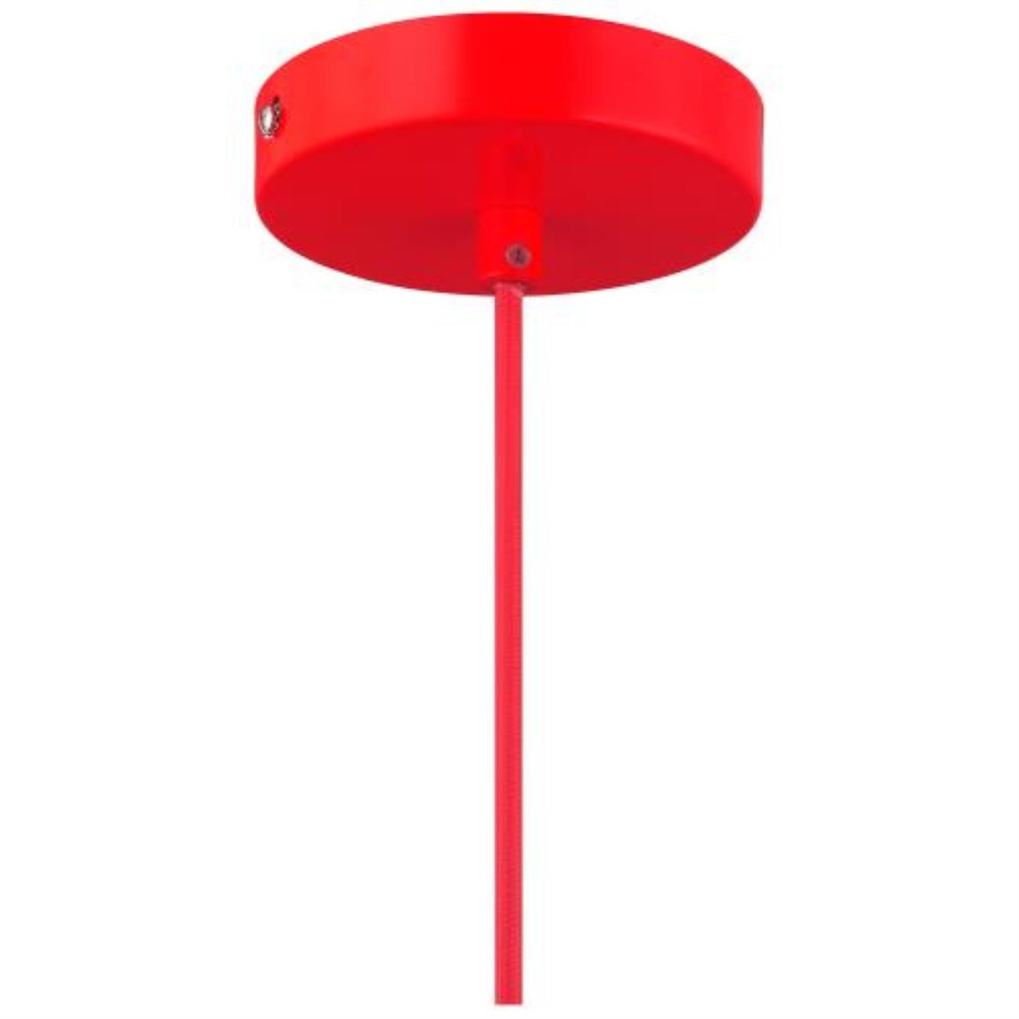Sunlite CF/PD/N/R Red Nova Residential Ceiling Pendant Light Fixtures With Medium (E26) Base