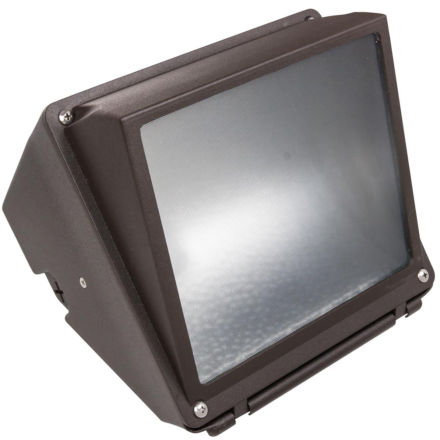 Medium Wall Pack, Bronze Powder Finish, Clear High Impact Tempered Glass