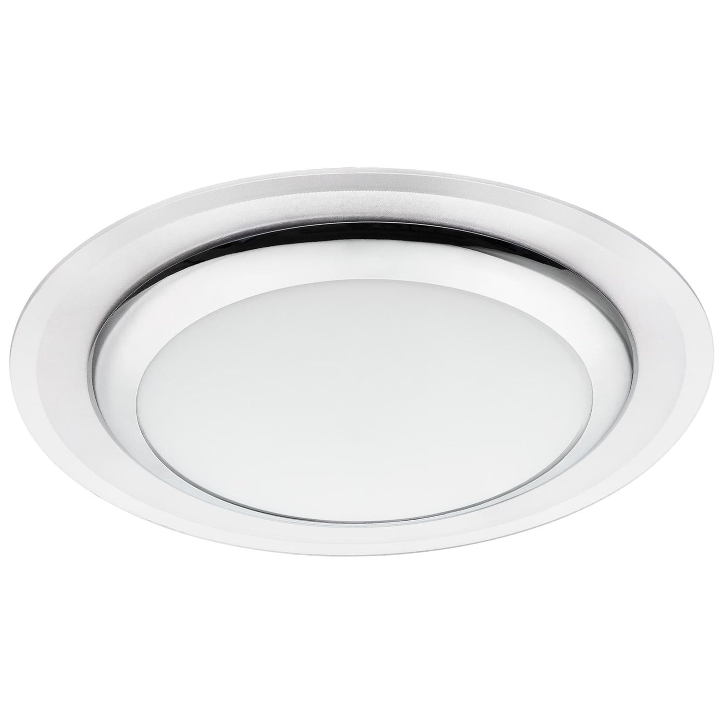 Sunlite UFO/LED/15W/30K/CH/ACRLC LED 15W (75W Equivalent) Chrome UFO Pendant Fixture Light Bulbs, Medium (E26) Base, 3000K Warm White