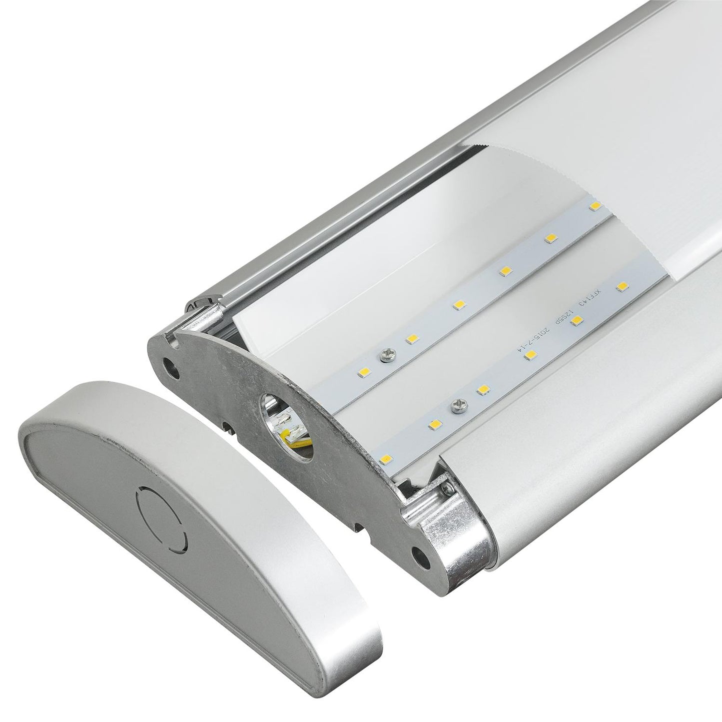 Sunlite 85168-SU LED 4 Foot Linear Light Fixture, 40 Watts, Silver Gray Finish, 4200 Lumens, 50,000 Hour Life Span, UL Listed, 40K - Cool White