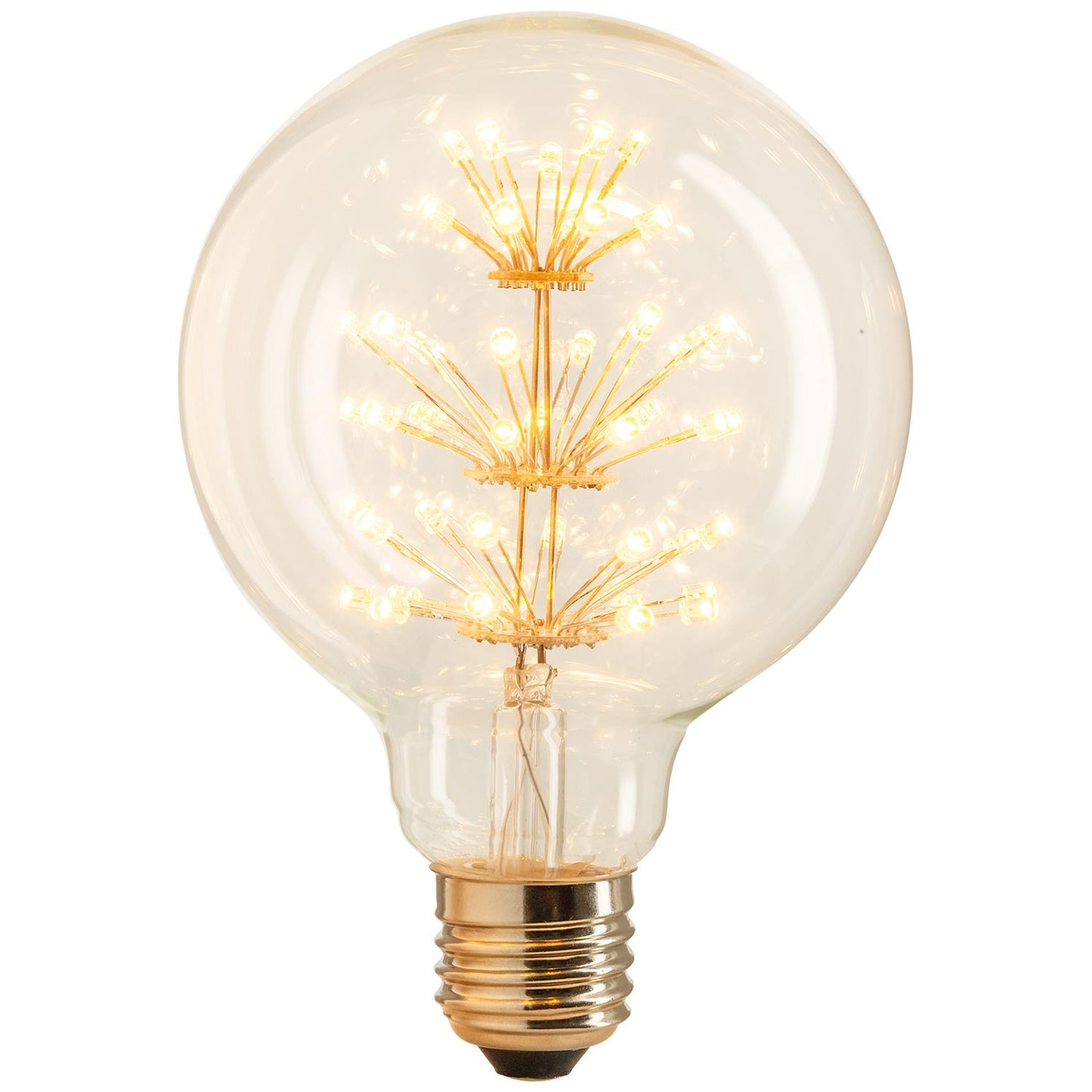 Sunlite LED Vintage Star 1.8W Light Bulb Medium (E26) Base, Warm White