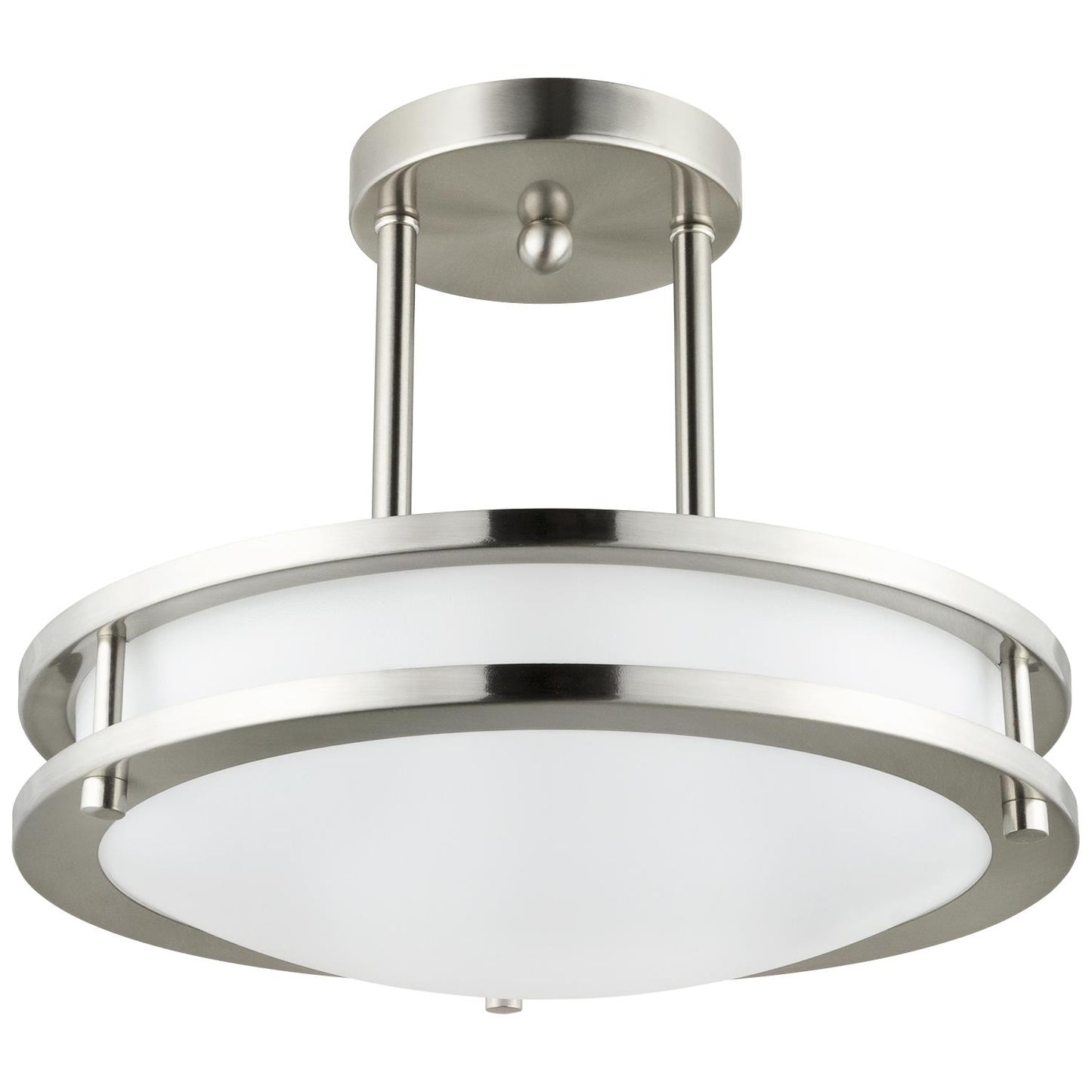 Sunlite 49032 12 Inch 15 Watt 120 Volt Decorative Band Trim Fixture Brushed Nickel Finish Acrylic Lens Energy Star Dimmable