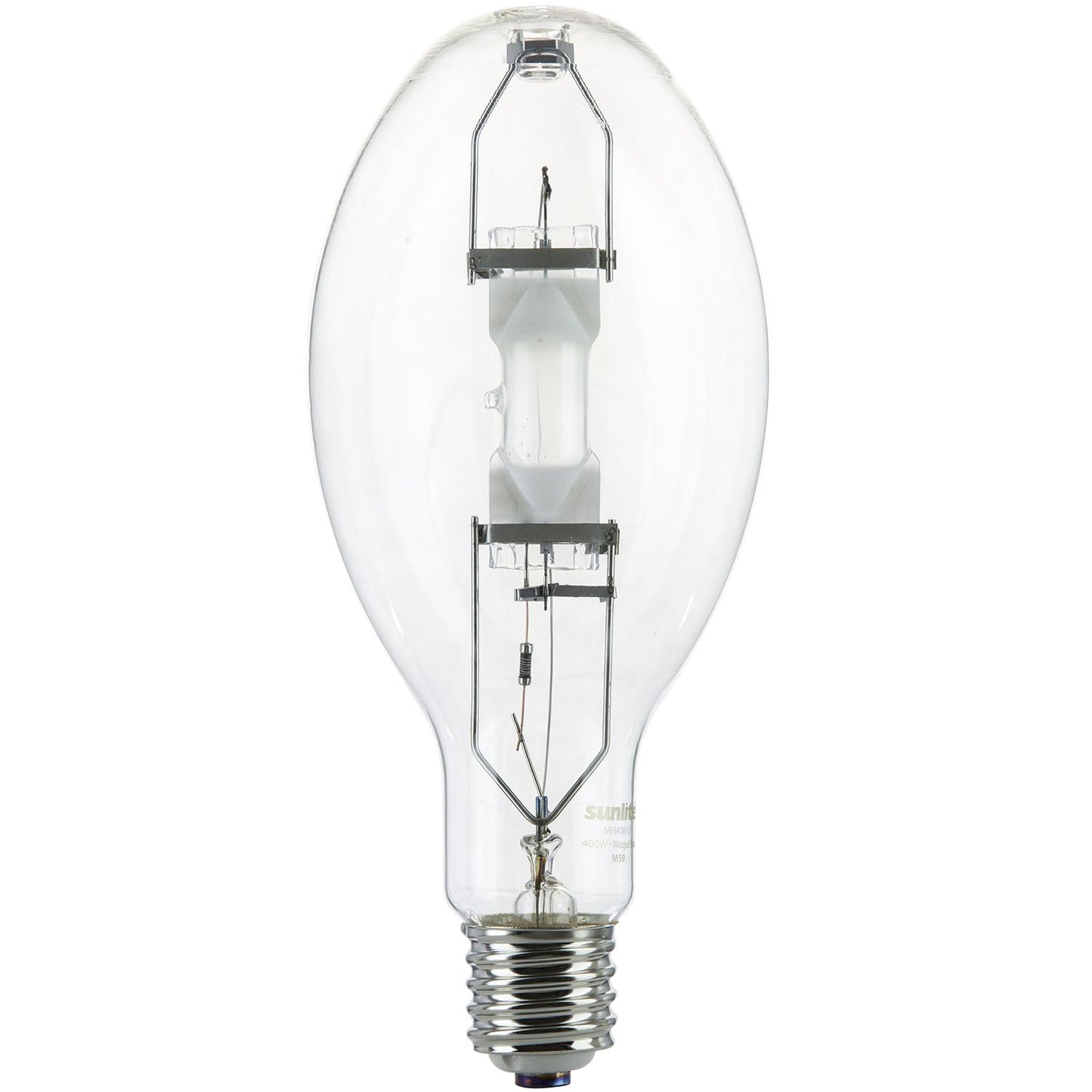 Sunlite 03663-SU MH400/U/MOG M59 Metal Halide Lamp, 400 Watts, Mogul Base (E39), ED37, 12,000 Hour Life Span, 36000 Lumen, Clear Finish, 4000K