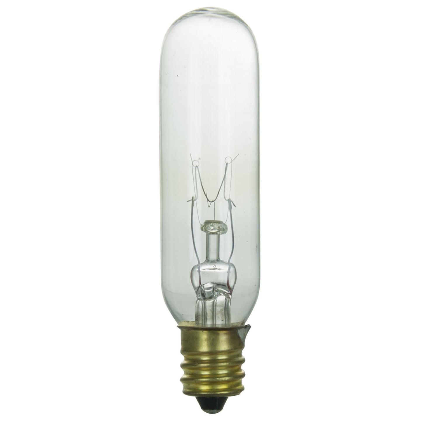 Sunlite 15 Watt T6 Tubular, Candelabra Base, Clear