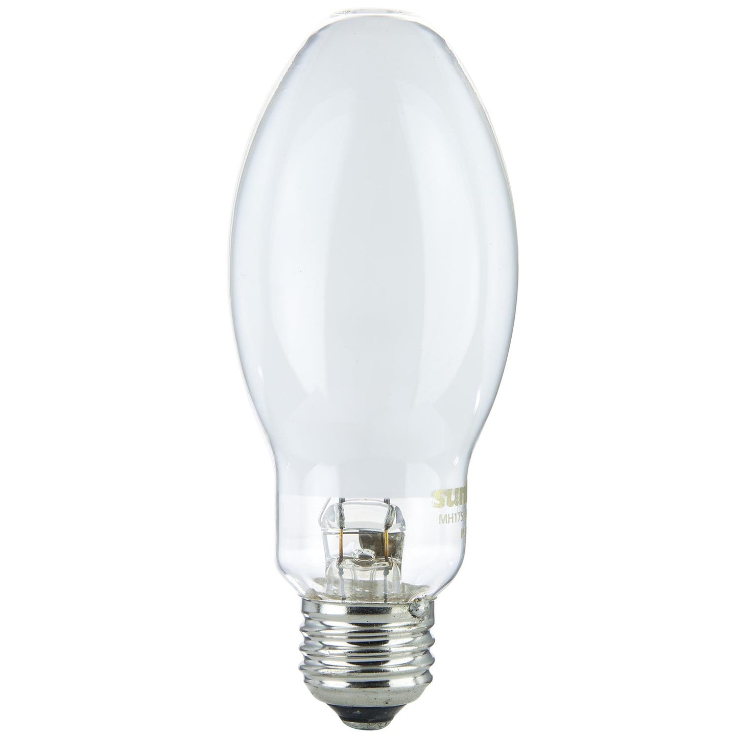 Sunlite 03668-SU MH175/C/U/MED M57 Metal Halide Lamp, 175 Watts, Probe Start, Medium Base (E26), ED17, 10,000 Hours Life, 13000 Lumen, White Coated Finish, 4200K