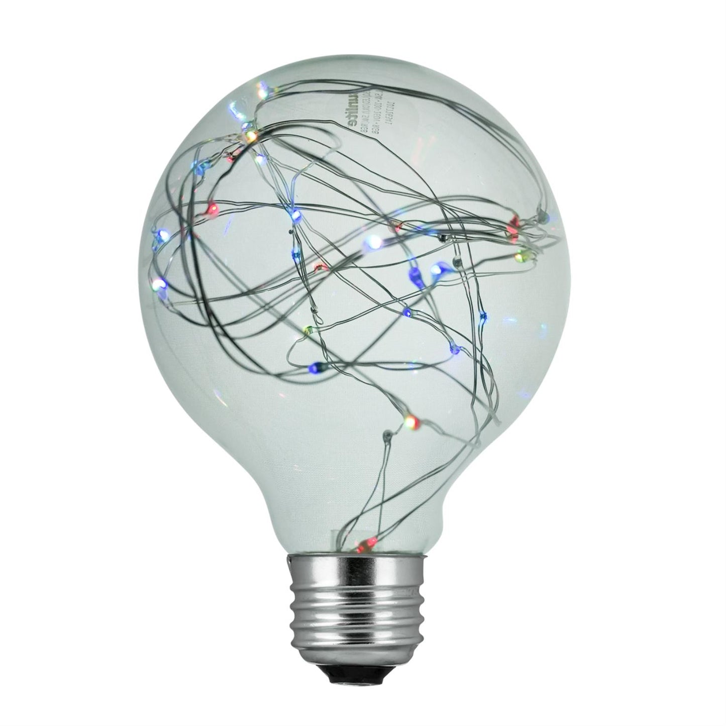 Sunlite 81183-SU LED G30 Globe String Light Bulb Decorative LightBulb 1 Pack RGB