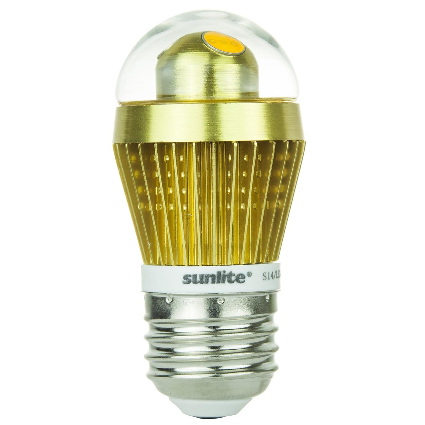 Sunlite 80332 S14/LED/3W/D/CL/W LED 3W Clear S14 Sign Light Bulbs, Medium (E26) Base, 6000K White