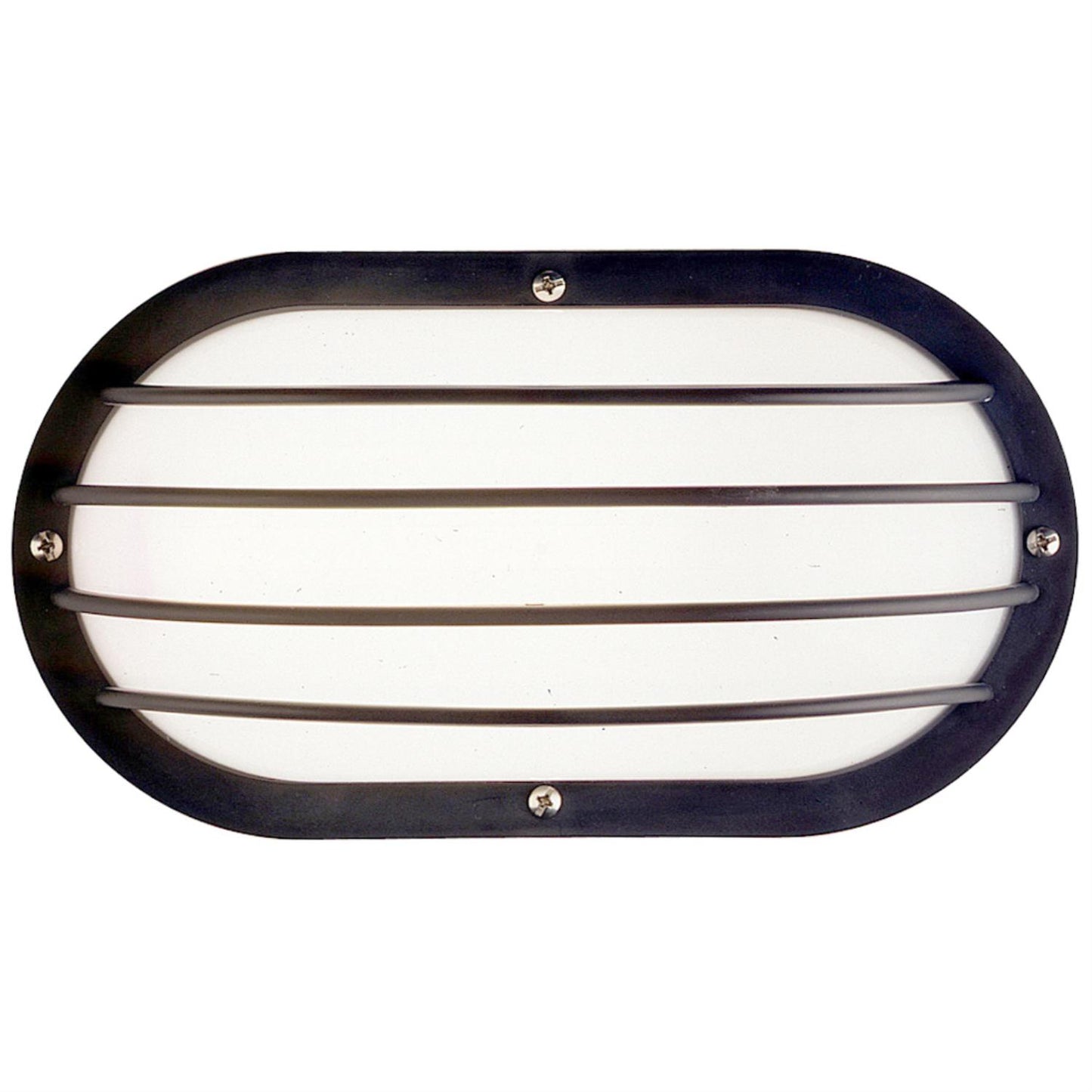 Sunlite Decorative Outdoor LED Eurostyle Oblong Linear Fixture, Black Finish, Frosted Lens