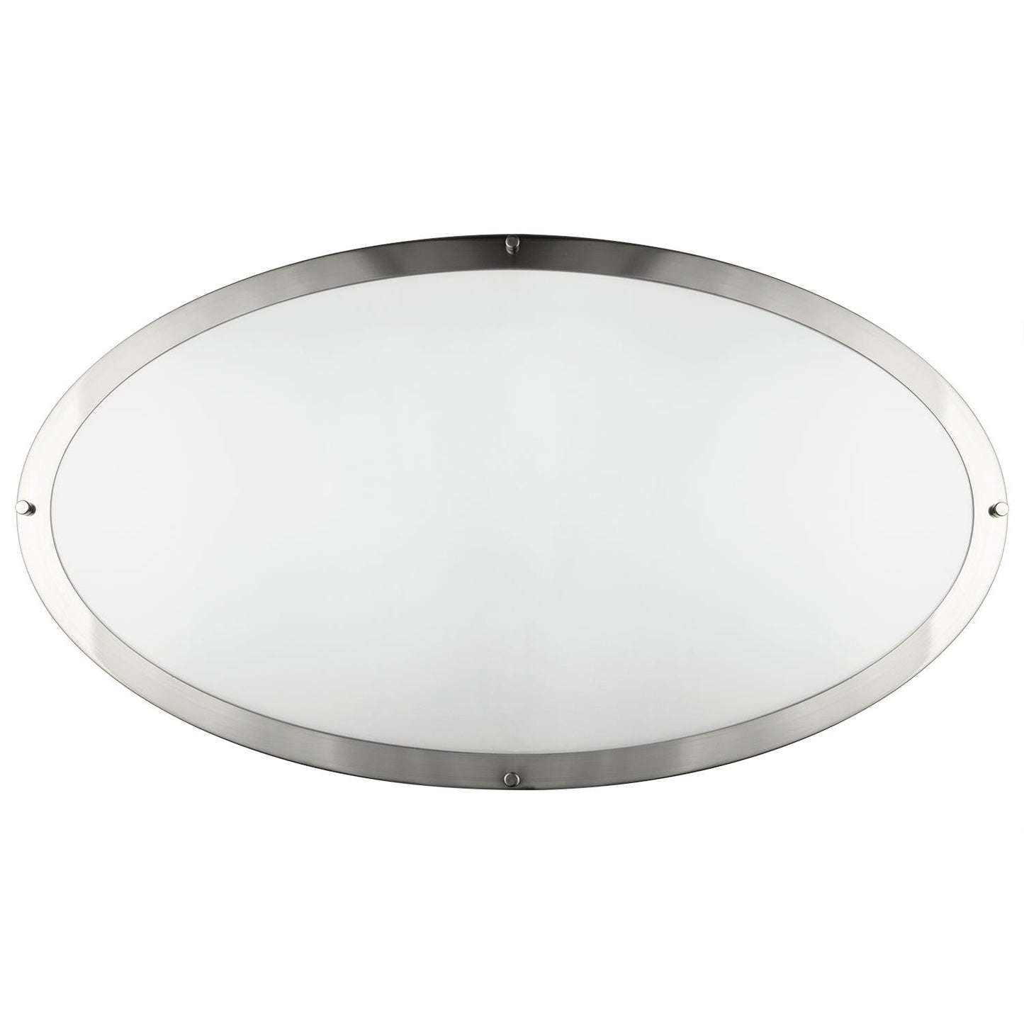 Sunlite 49090-SU LED 32-Inch Oval Flush Mount Ceiling Light Fixture, 30K - Warm White, Dimmable, Energy Star, 2600 Lumens, 35 Watts, Brushed Nickel