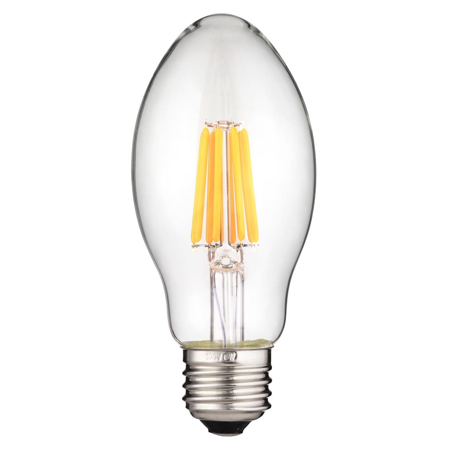 Sunlite 80616 LED Vintage 6W Light Bulb Medium (E26) Base Warm White