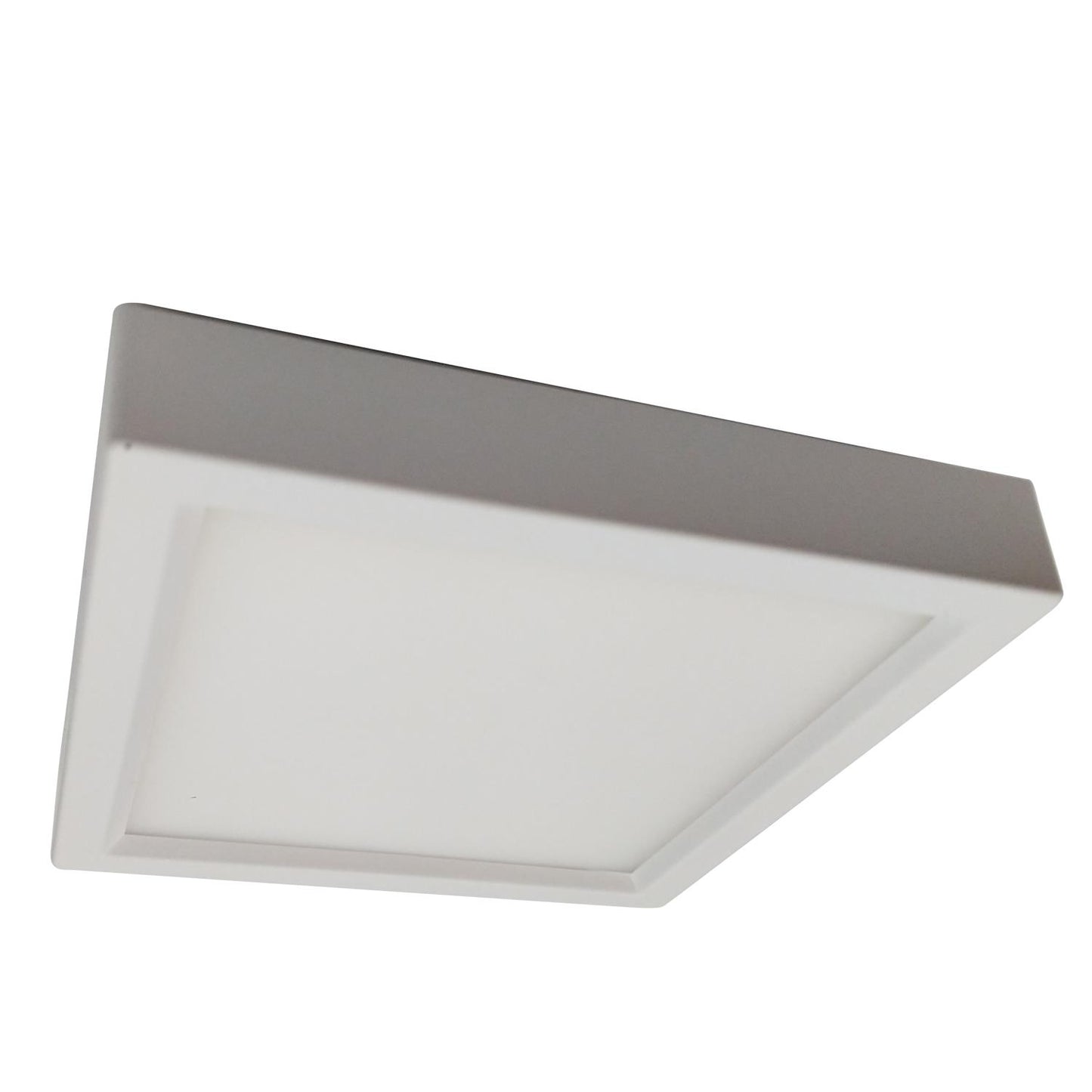 Sunlite 81283 Tunable LED 5-Inch Square Mini Panel Light Fixture, 10 Watts (50W=), 600 Lumens, 30K/40K/50K CCT, Dimmable, White Finish, 50,000 Hour Life Span, Energy Star Certified, ETL Listed