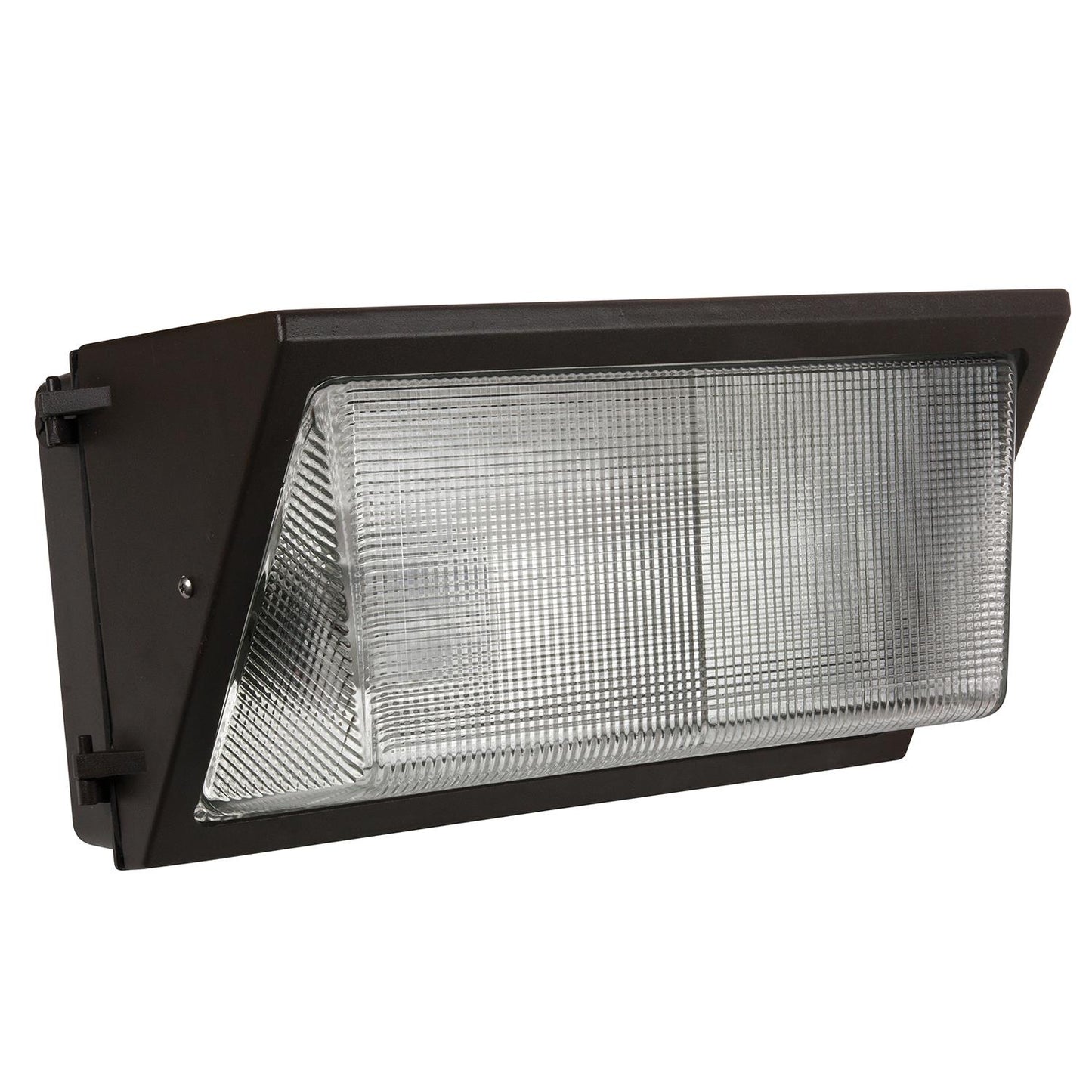 Sunlite 250 Watt Pulse Start Metal Halide Large Wall Pack Fixture, Bronze Powder Finish, Clear Borosilicate Glass