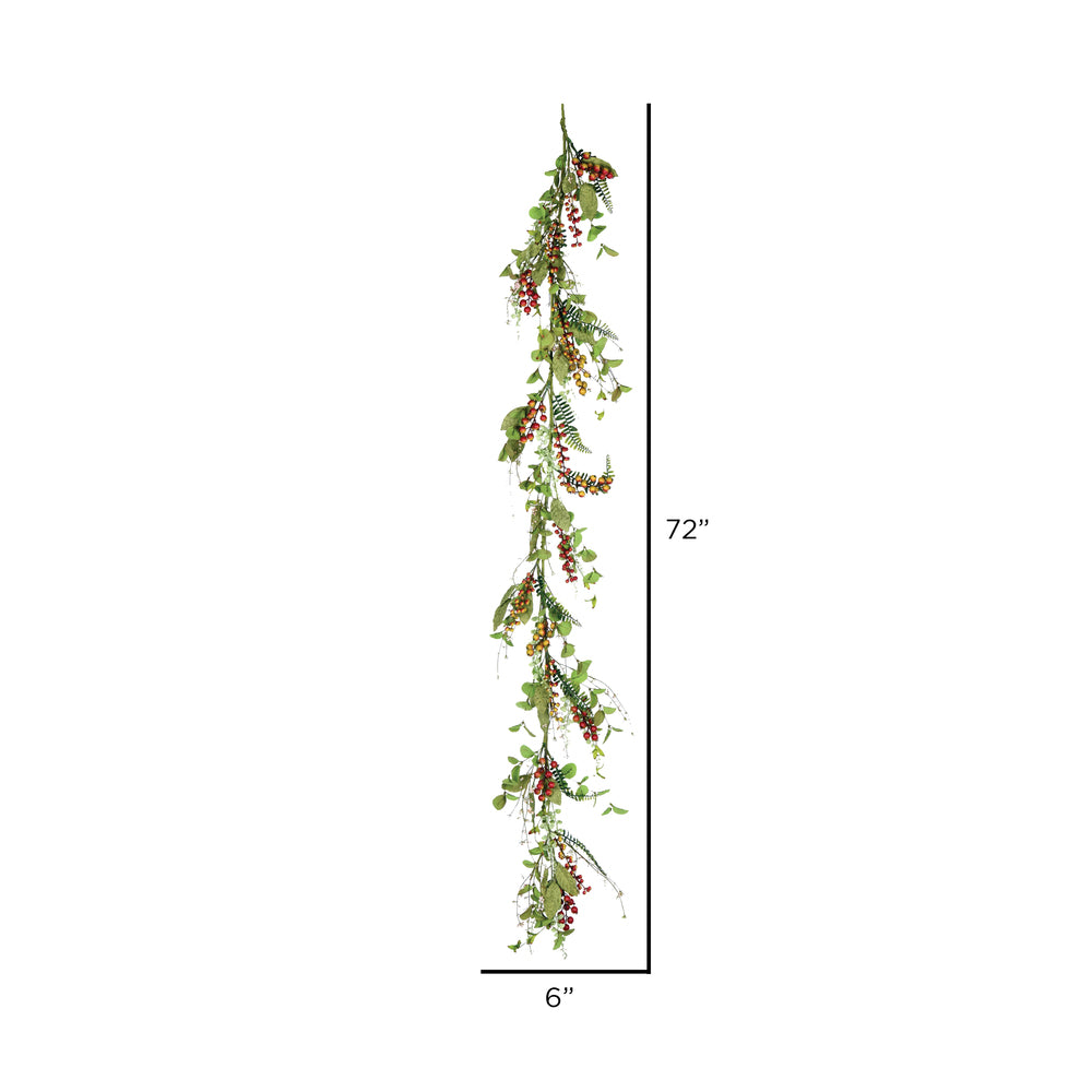 Vickerman 72" Artificial Mixed Fall Garland.
