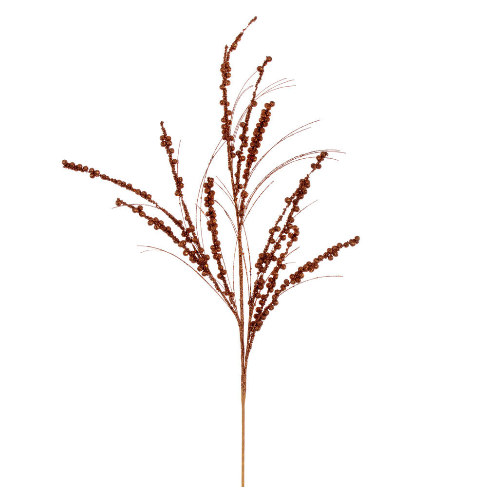 Vickerman 36" Copper Berry Twig Glitter Spray 6 per bag.