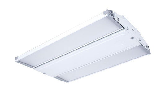 Westgate Compact Linear Highbay Adj. Power 80-150W, 4Cct 30/35/40/50K, Residential Lighting, 80W/110W/150W, 150 Lumens/W, 30K/35K/40K/50K, White Finish, 0~10V Dimming