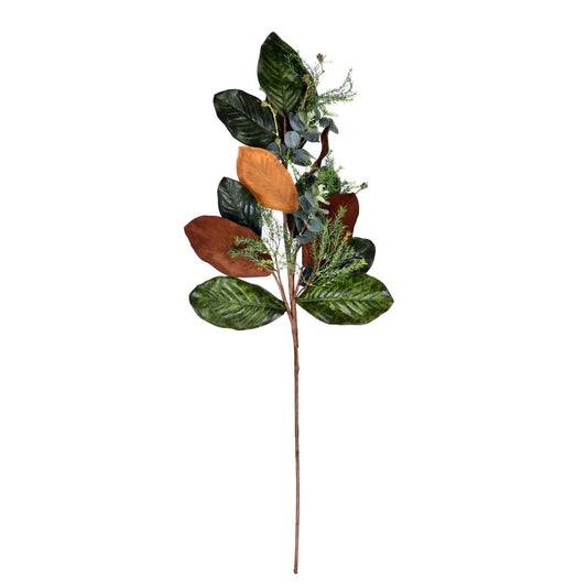 Vickerman 39" Artificial Green Magnolia Leaf Spray.