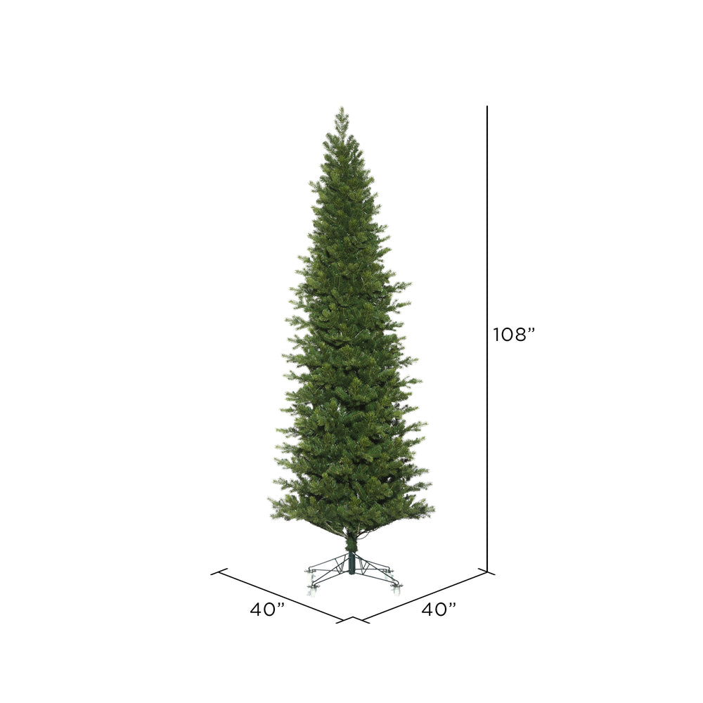 Vickerman 9' x 40" Eagle Fraser Slim Artificial Christmas Tree Unlit