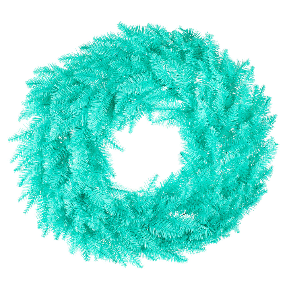 Vickerman 30" Aqua Fir Artificial Christmas Wreath Unlit