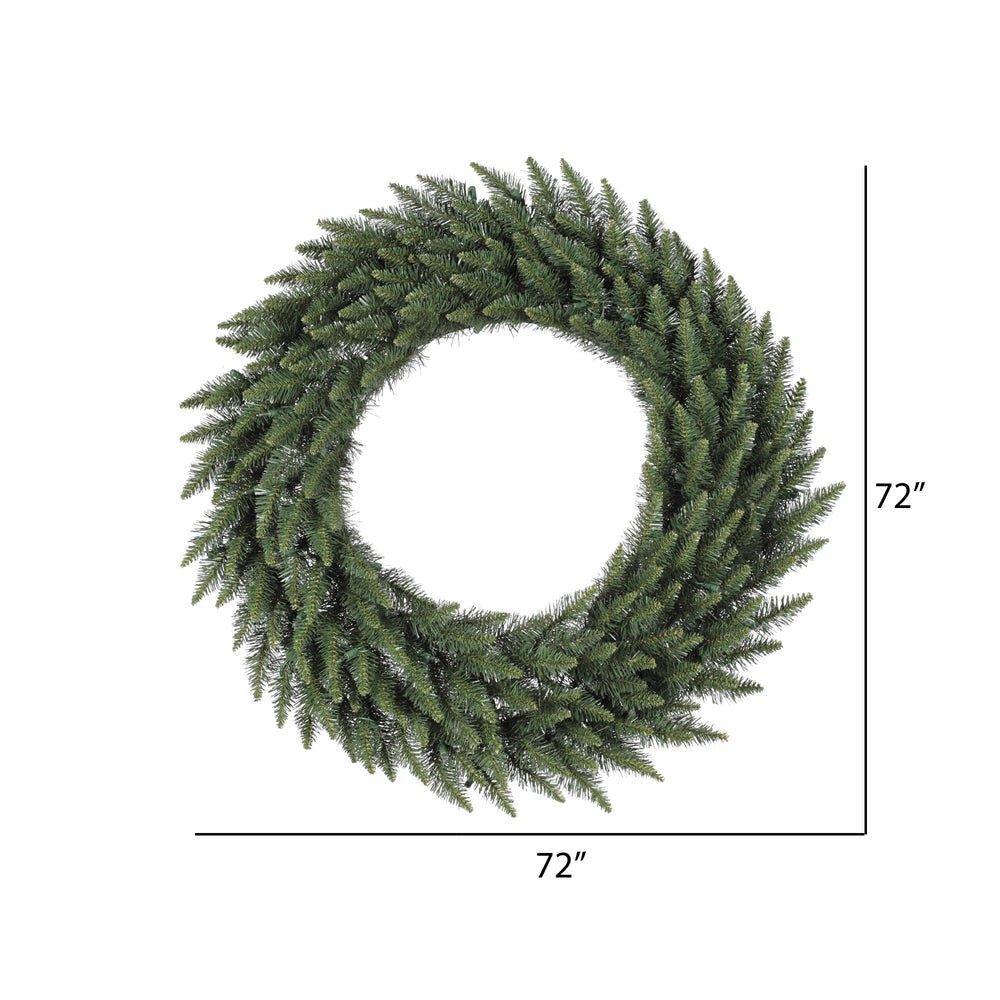 Vickerman 72" Camdon Fir Artificial Christmas Wreath Unlit