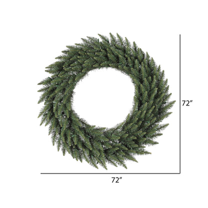 Vickerman 72" Camdon Fir Artificial Christmas Wreath Unlit